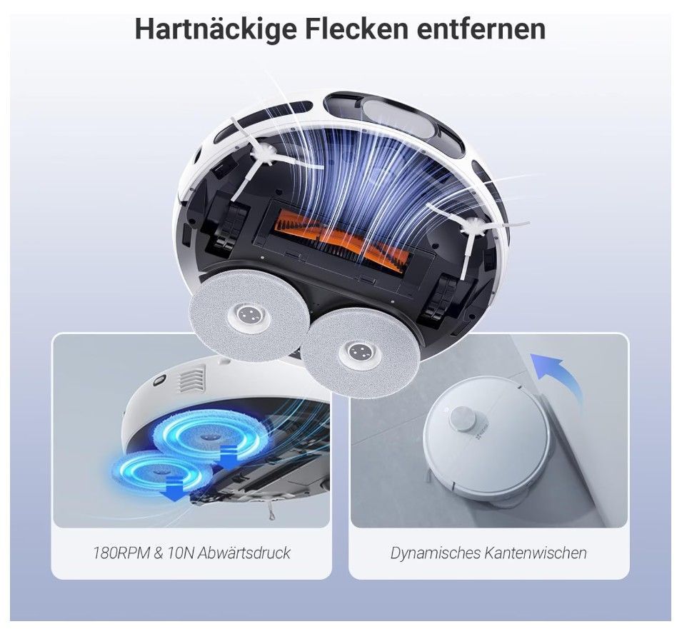 Putekļusūcējs EZVIZ CS-RS20-PRO-PGA2 White