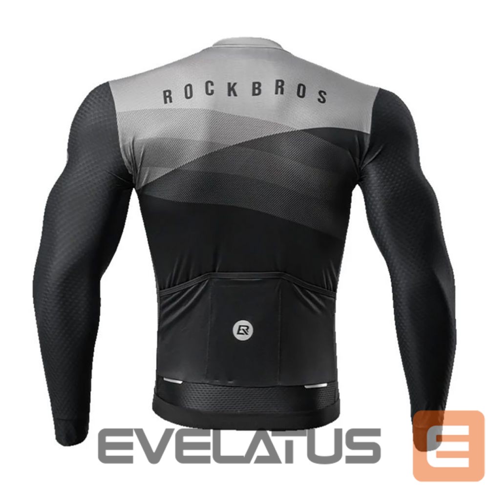 Cita prece Rockbros Rockbros cycling jersey 15120009005 long sleeve spring/summer XXL - black