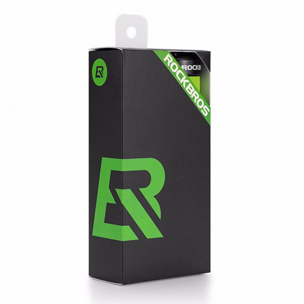 Jalgratta tarvik Rockbros Rockbros BT1001GNBK sponge bicycle handlebar grips - green and black