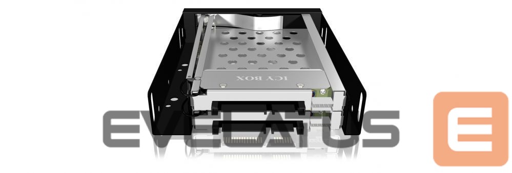 Monitori tarvik Raidsonic Icy Box IB-2227StS Storage Drive Cage for 2.5" HDD, Black