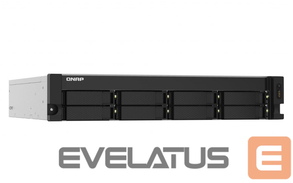 Mälupulk QNAP 8-Bay NAS TS-832PXU-RP-4G Up to 8 HDD Hot-swap, AL324 ARM Cortex-A57 Quad-Core, Processor frequency 1.7 GHz, 4 GB, DDR4, 2x2.5GbE, 2x10GbE 4xUSB 3.2 Gen 1, 1xPCIe