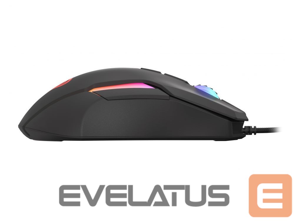 Computer mouse Genesis Xenon 220 Gaming Mouse, 500 - 6400DPI, Wired, Black