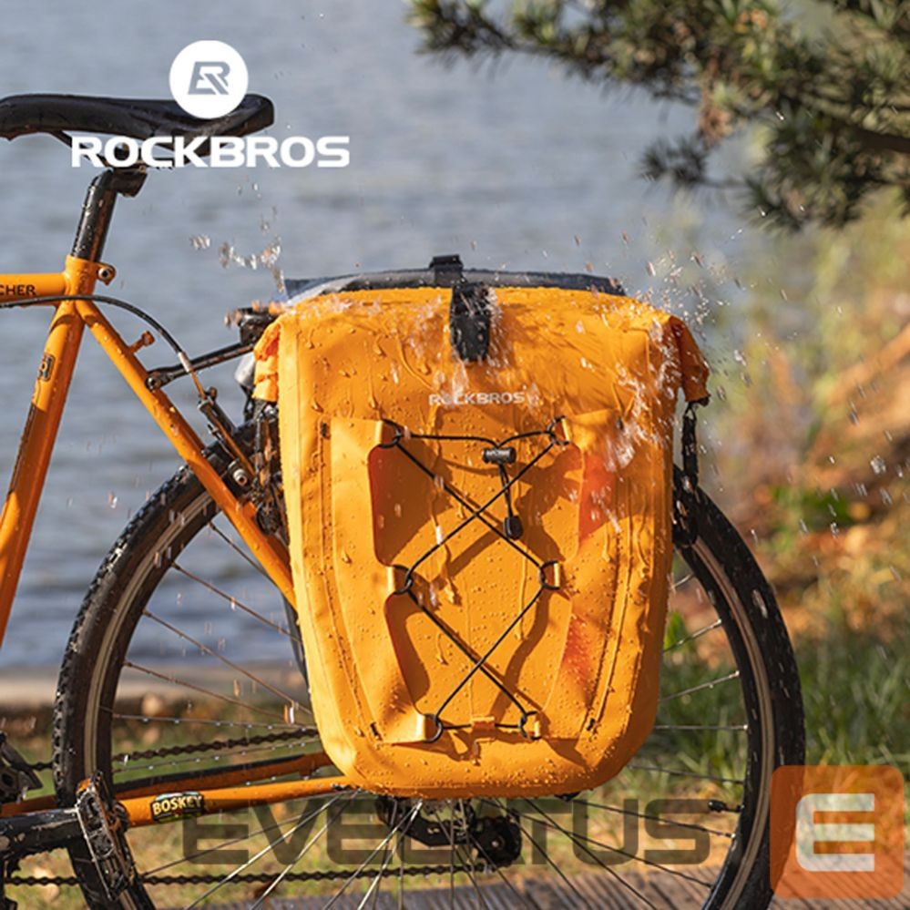 Bicycle accessory Rockbros Rockbros 30140022003 waterproof bicycle bag for trunk - orange