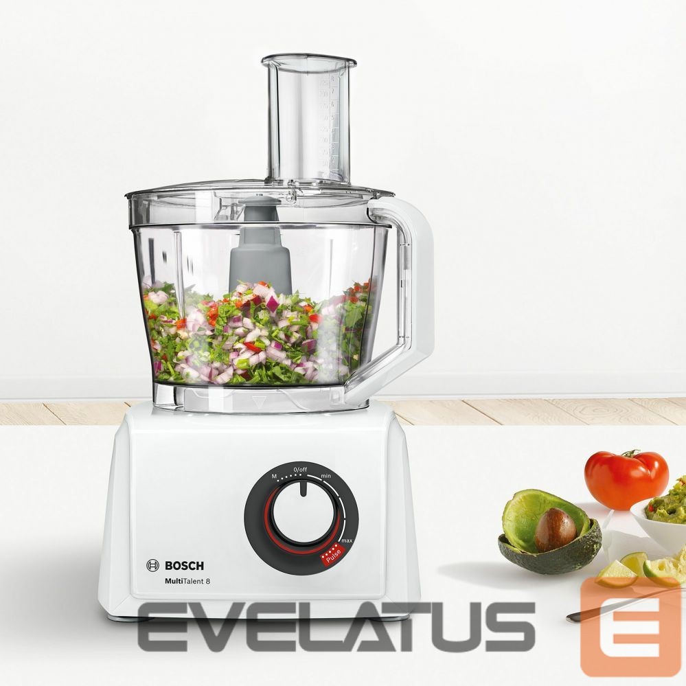 Mikserid ja blenderid Bosch Food Processor MultiTalent 8 MC812W501 1000 W Number of speeds 2 Bowl capacity 3.9 L Blender White