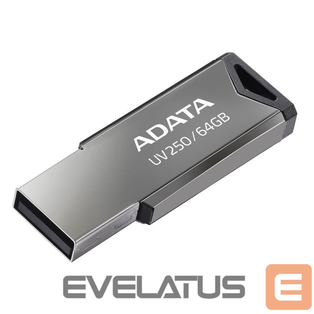 Flash drive ADATA USB Flash Drive UV250 64 GB, USB 2.0, Silver