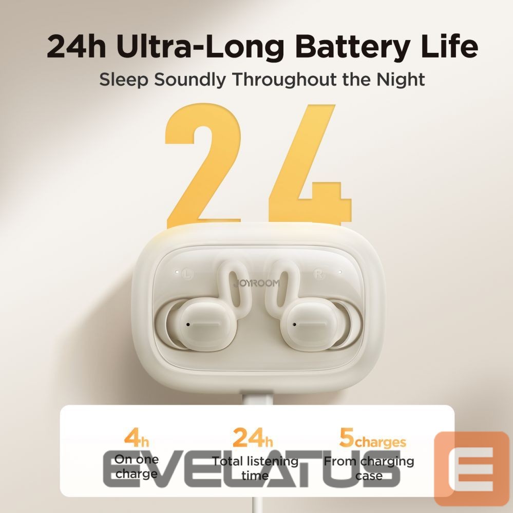 Kõrvaklapid Joyroom Joyroom JR-TS1 Cozydots Series TWS headphones with Bluetooth 5.3 and noise cancellation - black