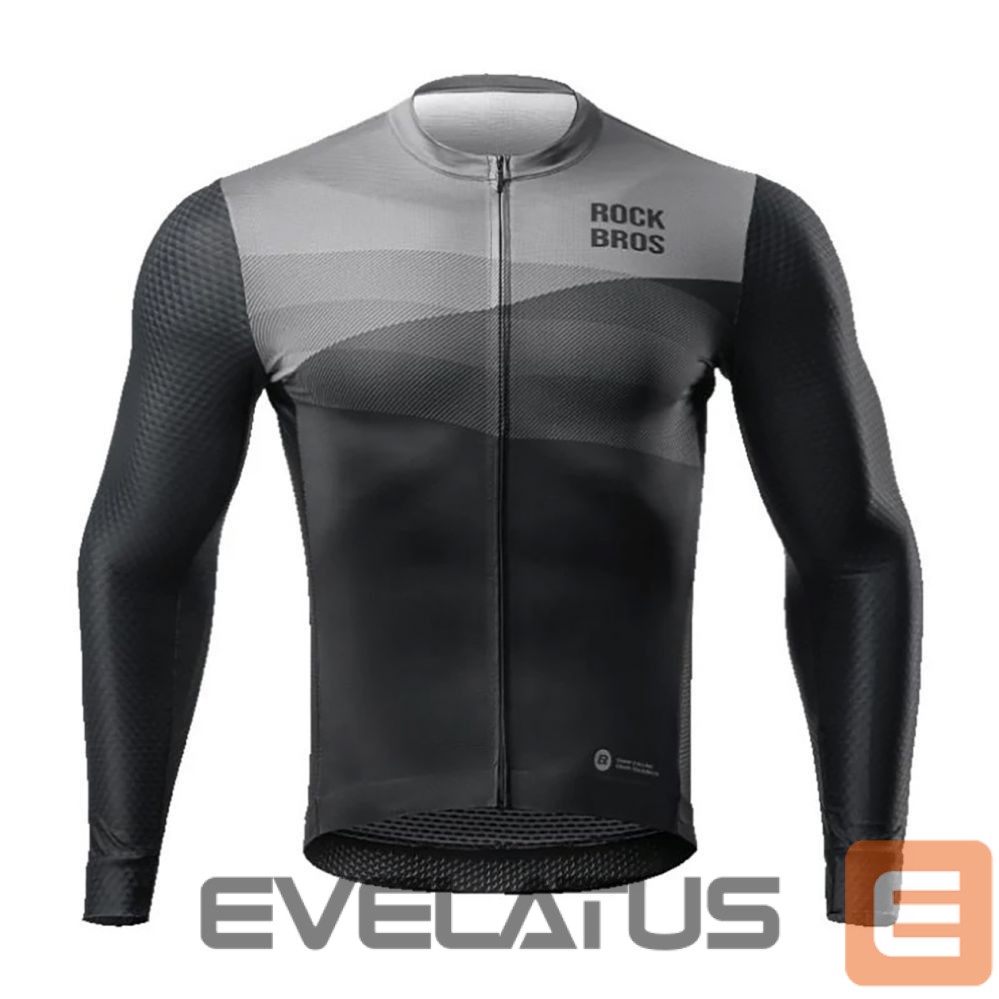 Cita prece Rockbros Rockbros cycling jersey 15120009003 long sleeve spring/summer L - black