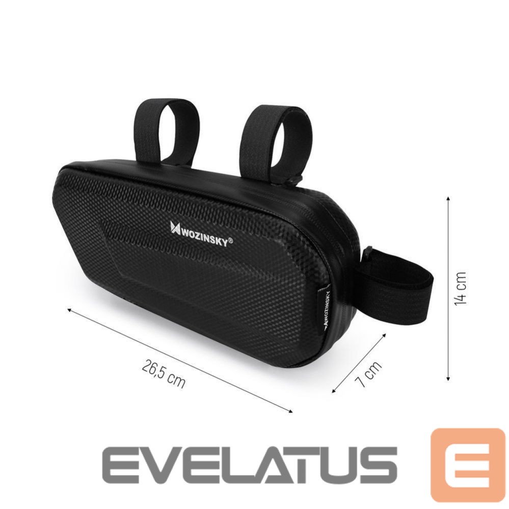 Jalgratta tarvik Wozinsky Wozinsky bike frame bag 1.5l black (WBB10BK)