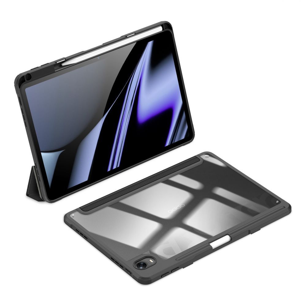 Tagakaaned Dux Ducis Dux Ducis Toby Armored Flip Smart Case for Oppo Pad with Stylus Holder Black