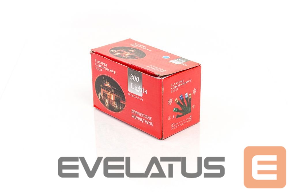 Sisevalgustid N/A Ziemassvētku lampiņu virtene 300LED RS-113 20m. Multi Color