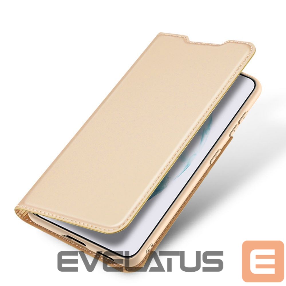 Aizmugurējais vāciņš Dux Ducis Dux Ducis Skin Pro Holster Cover Flip Cover for Samsung Galaxy S22 + (S22 Plus) gold