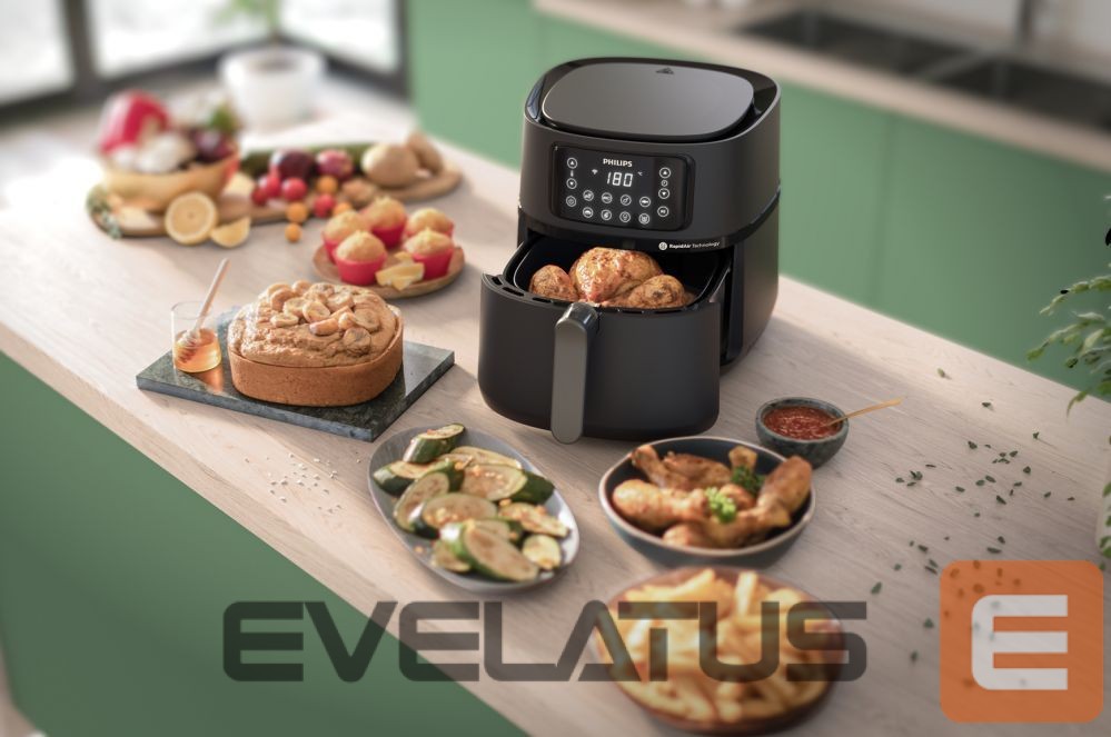 Настольный гриль Philips HD9285/93 5000 Series XXL Connected Air Fryer, Black |