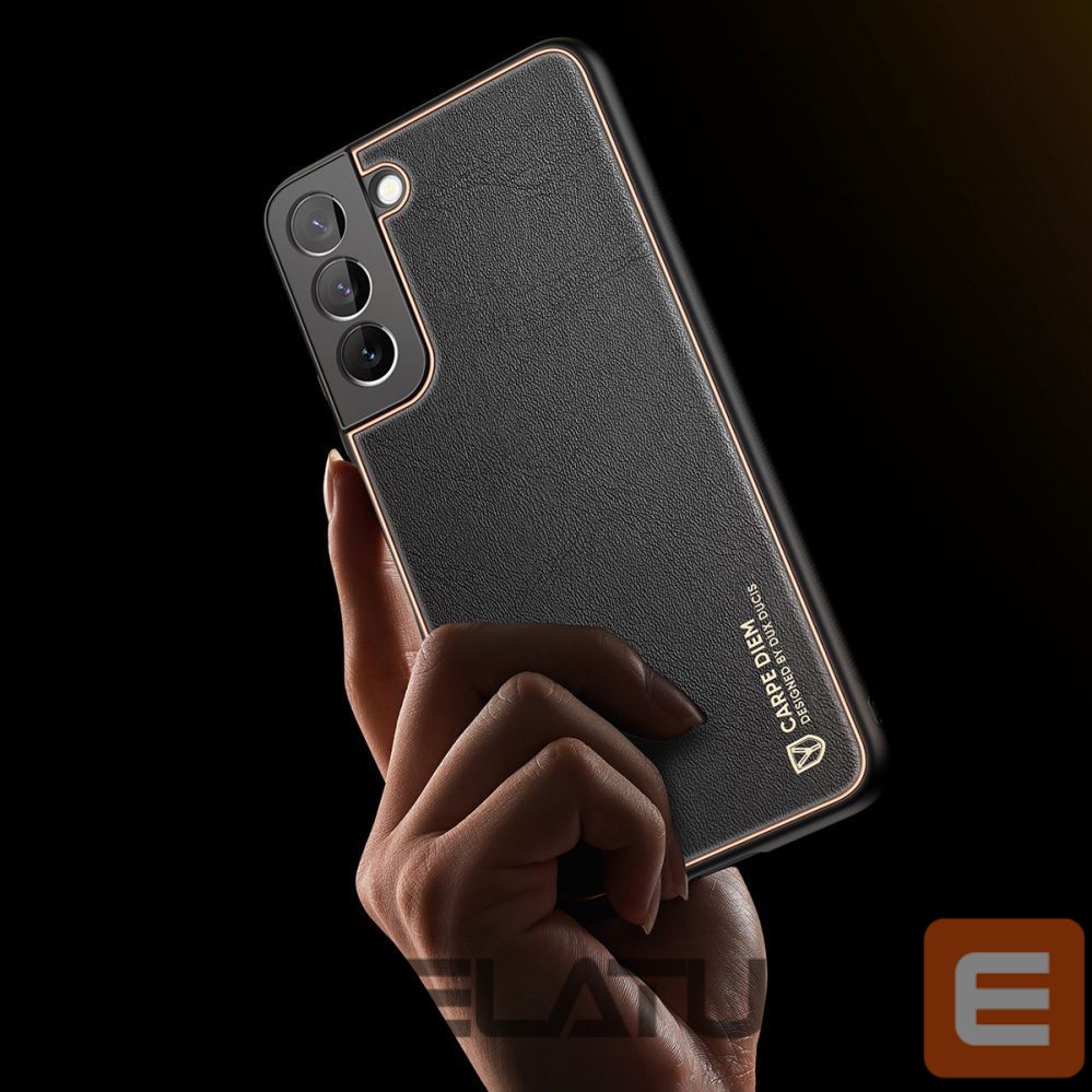 Back panel cover Dux Ducis Dux Ducis Yolo elegant cover made of ecological leather for Samsung Galaxy S22 + (S22 Plus) red