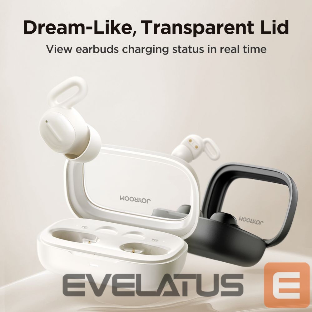 Kõrvaklapid Joyroom Joyroom JR-TS1 Cozydots Series TWS headphones with Bluetooth 5.3 and noise cancellation - white