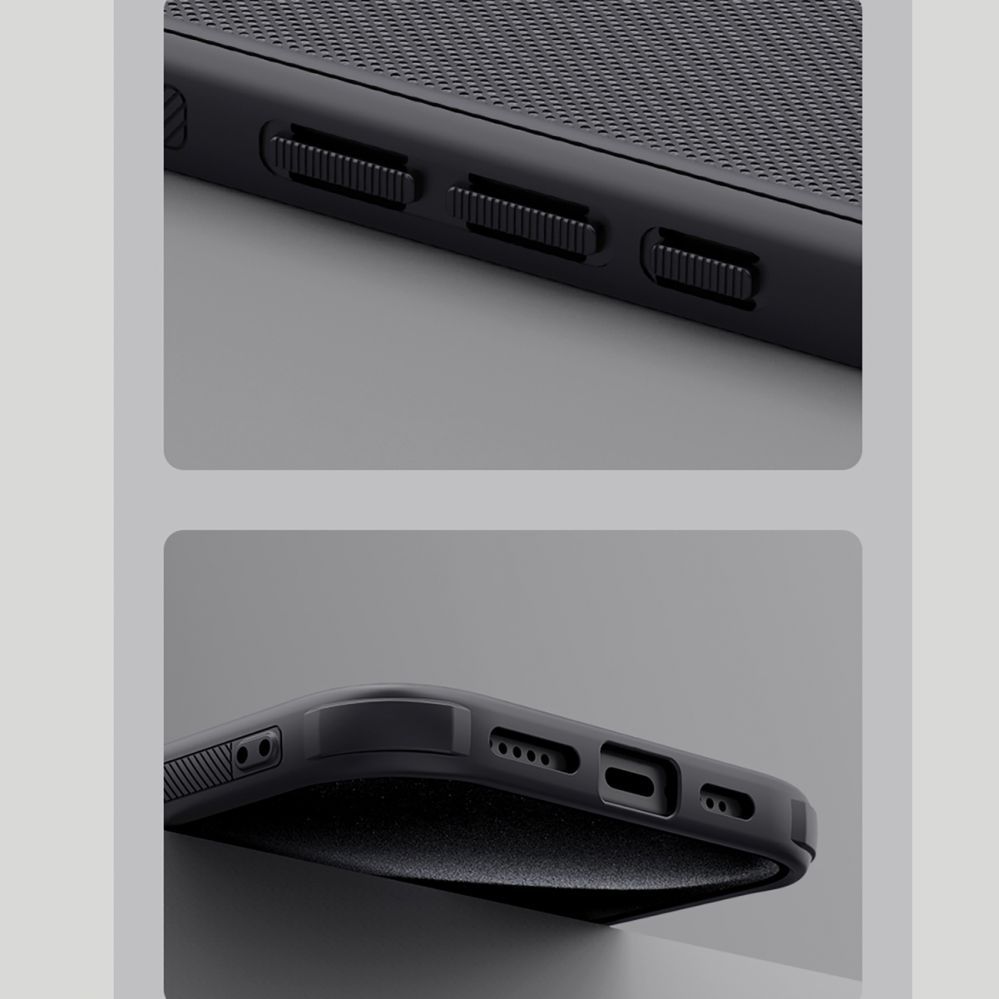 Back panel cover Nillkin Nillkin Super Frosted Shield Pro Magnetic Case for iPhone 16 Pro Max - black