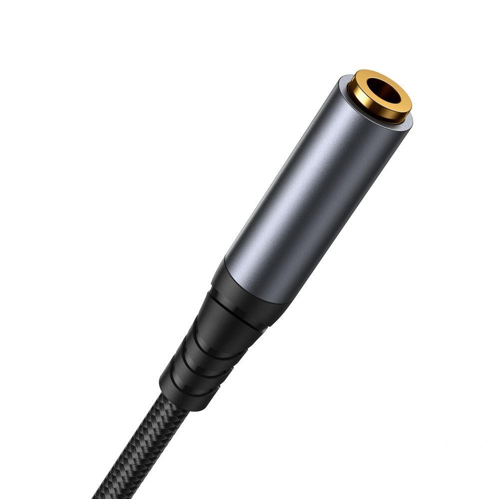 Üleminek Joyroom Joyroom stereo audio cable AUX 3.5 mm mini jack (male) - mini jack (female) 1.2 m black (SY-A09)