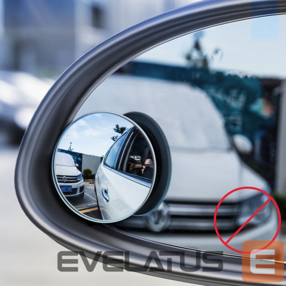 Autotarvikud Baseus Baseus Full-view Blind-spot Mirror 2x additional car side mirror convex blind spot black (ACMDJ-01)