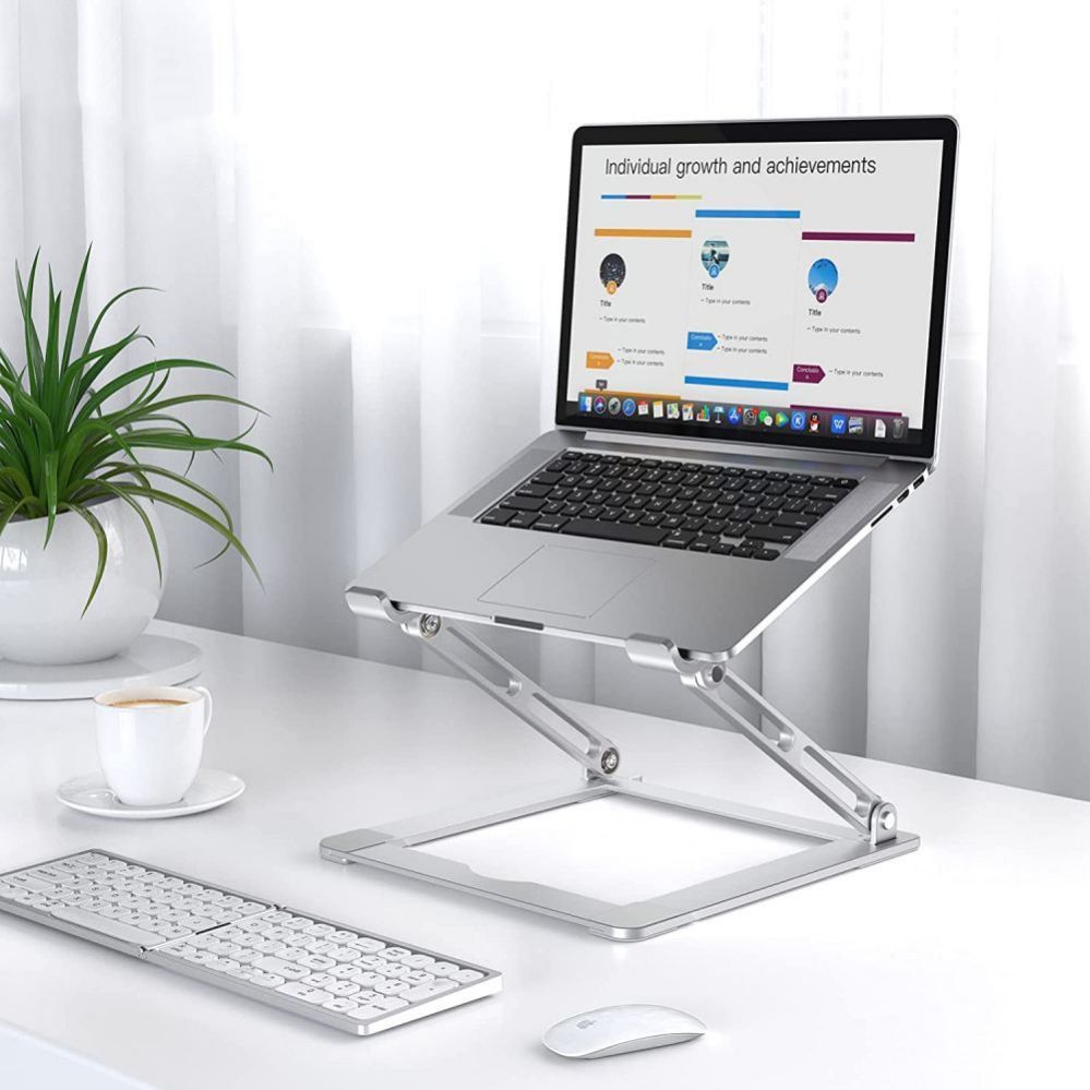 Other Computer Accessory Tech-Protect Tech-Protect ULS400 universal foldable stand for laptops up to 17" - silver
