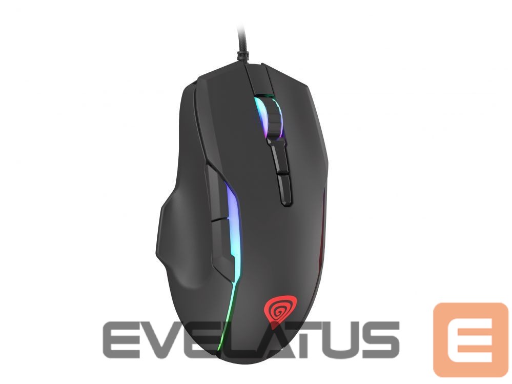 Computer mouse Genesis Xenon 220 Gaming Mouse, 500 - 6400DPI, Wired, Black
