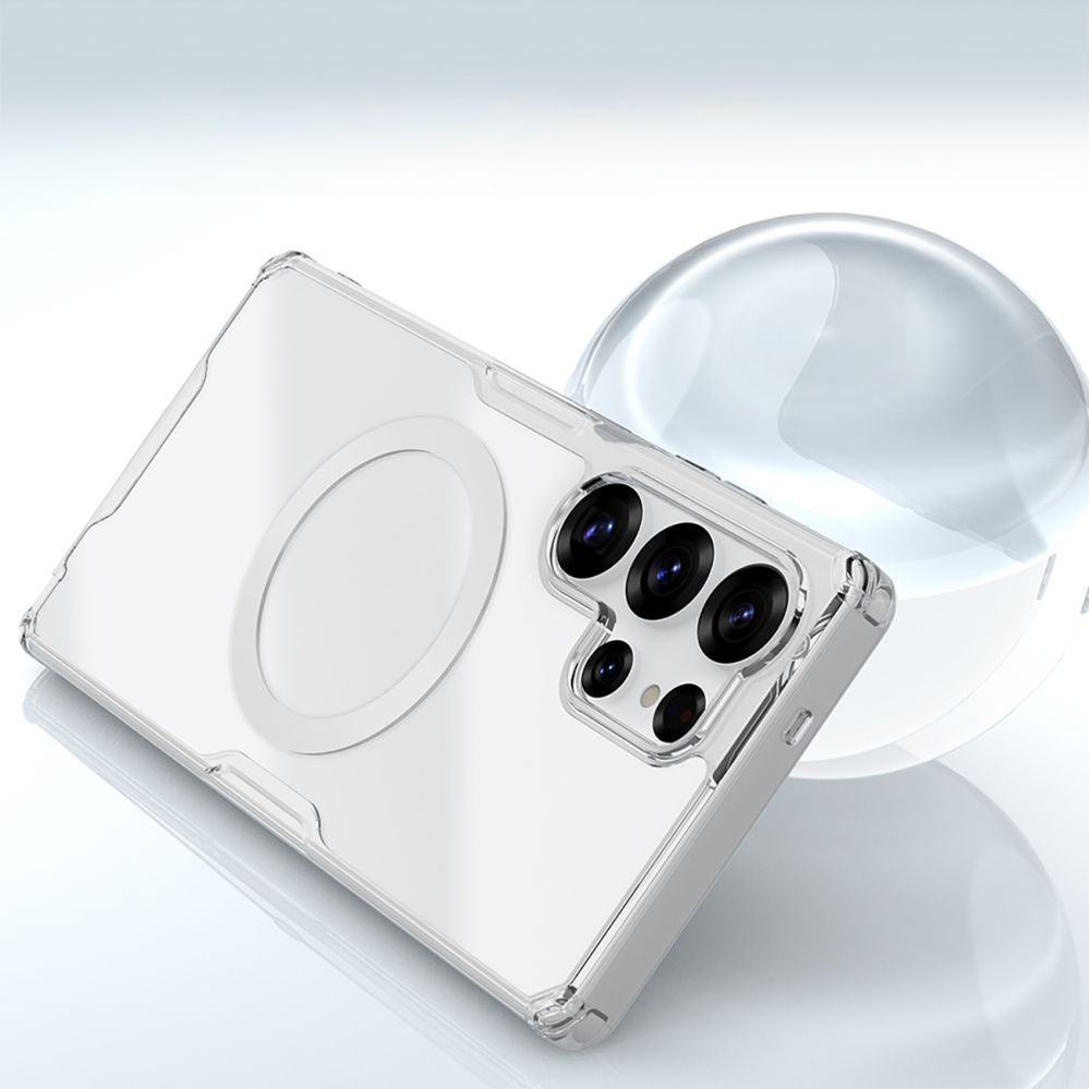 Tagakaaned Nillkin Nillkin Nature TPU Pro Magnetic Case with MagSafe for Samsung Galaxy S25 Ultra - White