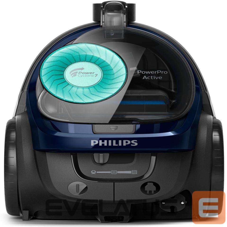 Putekļusūcējs Philips Vacuum cleaner PowerPro Active FC9556/09 Bagless, Power 750 W, Dust capacity 1.5 L, Blue