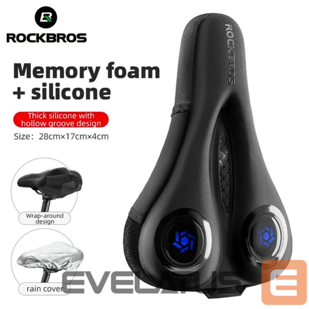 Jalgratta tarvik Rockbros Rockbros LF044BL saddle cover with rain cover - black and blue