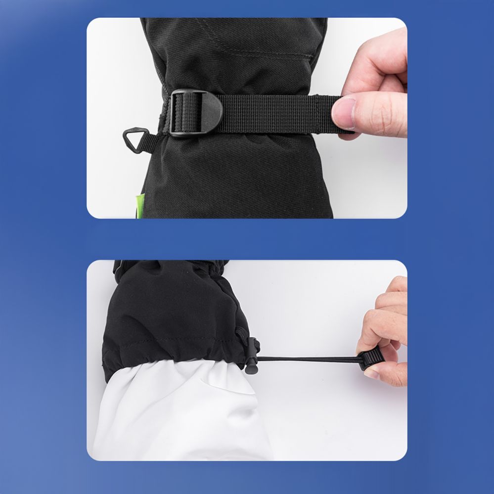 The others Qunature Qunature Finger Style Ski Gloves Size L - Black