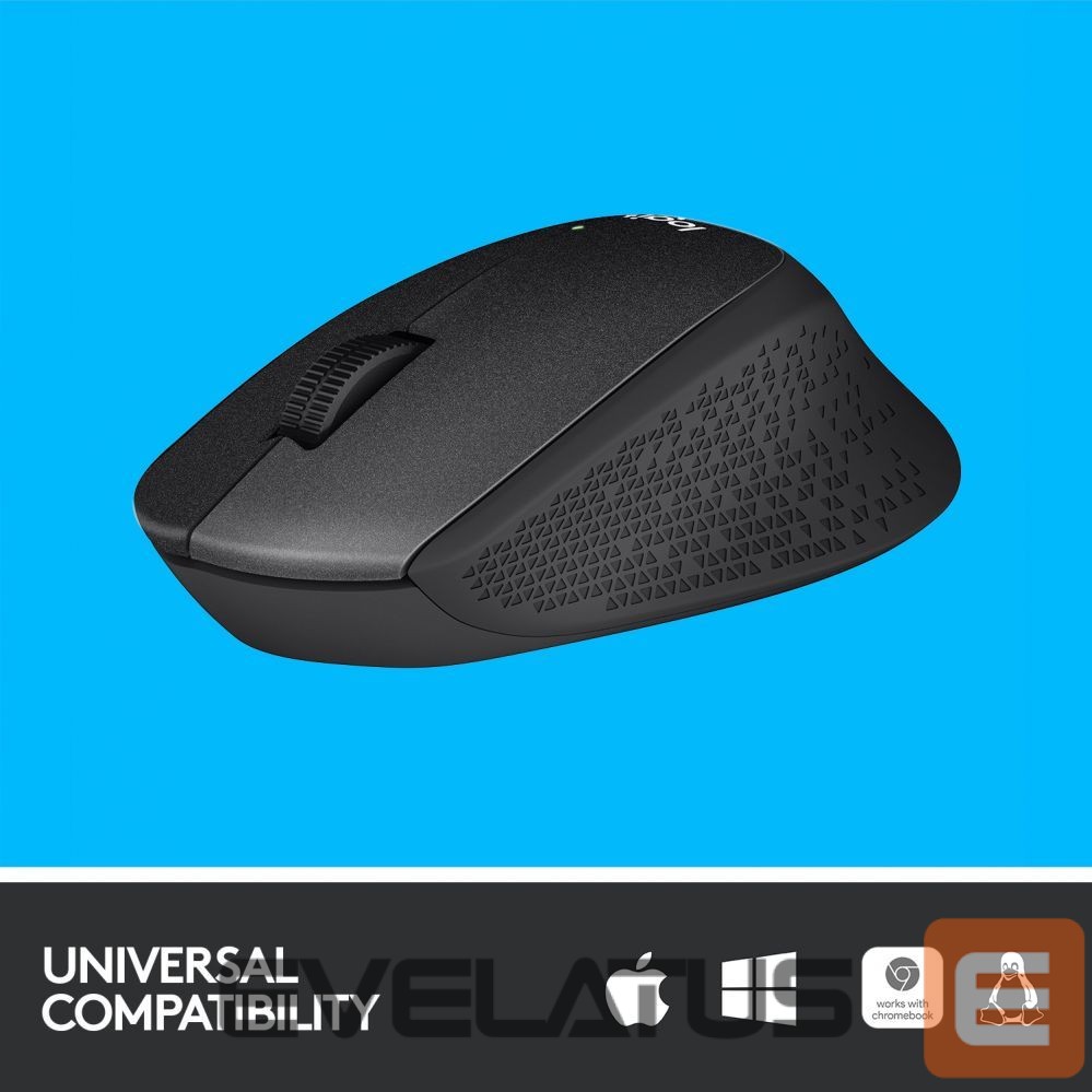 Datora pele Logitech | Mouse | M330 Silent Plus | Wireless | Black