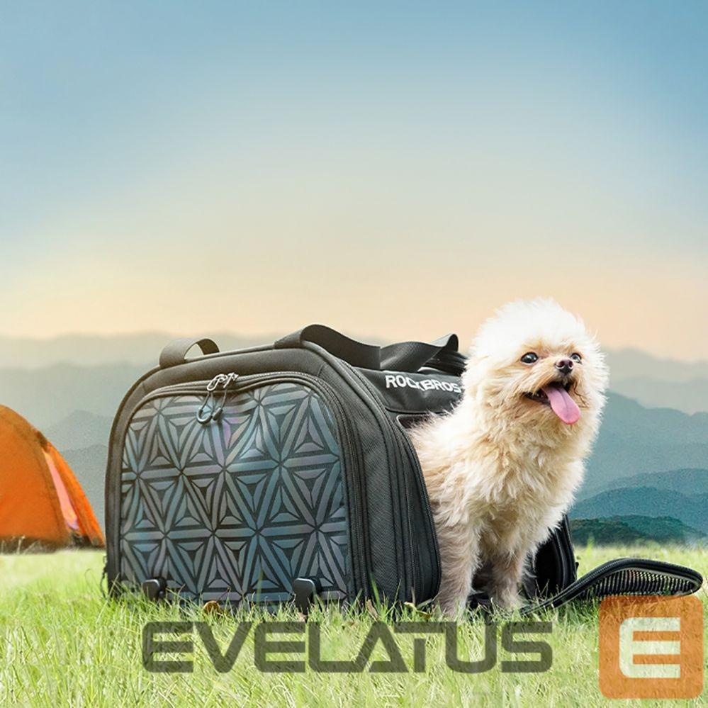 Bicycle accessory Rockbros Rockbros 30140028001 transport bicycle bag for cats and dogs - black