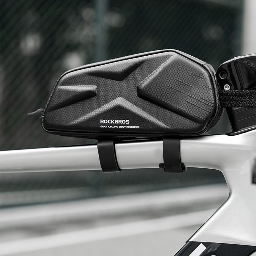 Jalgratta tarvik Rockbros Rockbros Bike Bag, Rigid, Frame, Top Tube, 1.4l - Black