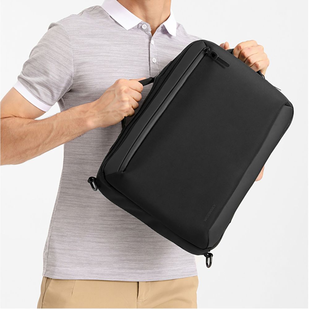 Somas un mugursomas Wozinsky Wozinsky Premium 15.6'' Laptop Backpack/Bag with Strap - Black