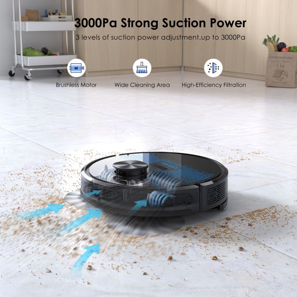 Tolmuimeja Lubluelu SL60 Plus Cleaning Robot Black