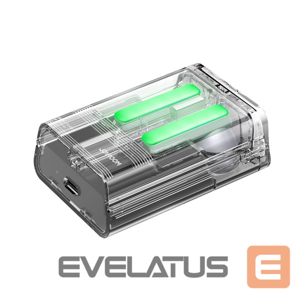 Kõrvaklapid Joyroom TWS Joyroom JR-TC1 IceLens Series wireless headphones with LED lights - black