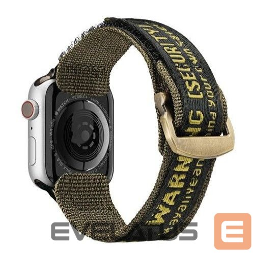 Siksniņa Dux Ducis Strap (Outdoor Version) strap Apple Watch Ultra, SE, 8, 7, 6, 5, 4, 3, 2, 1 (49, 45, 44, 42 mm) Black Yellow
