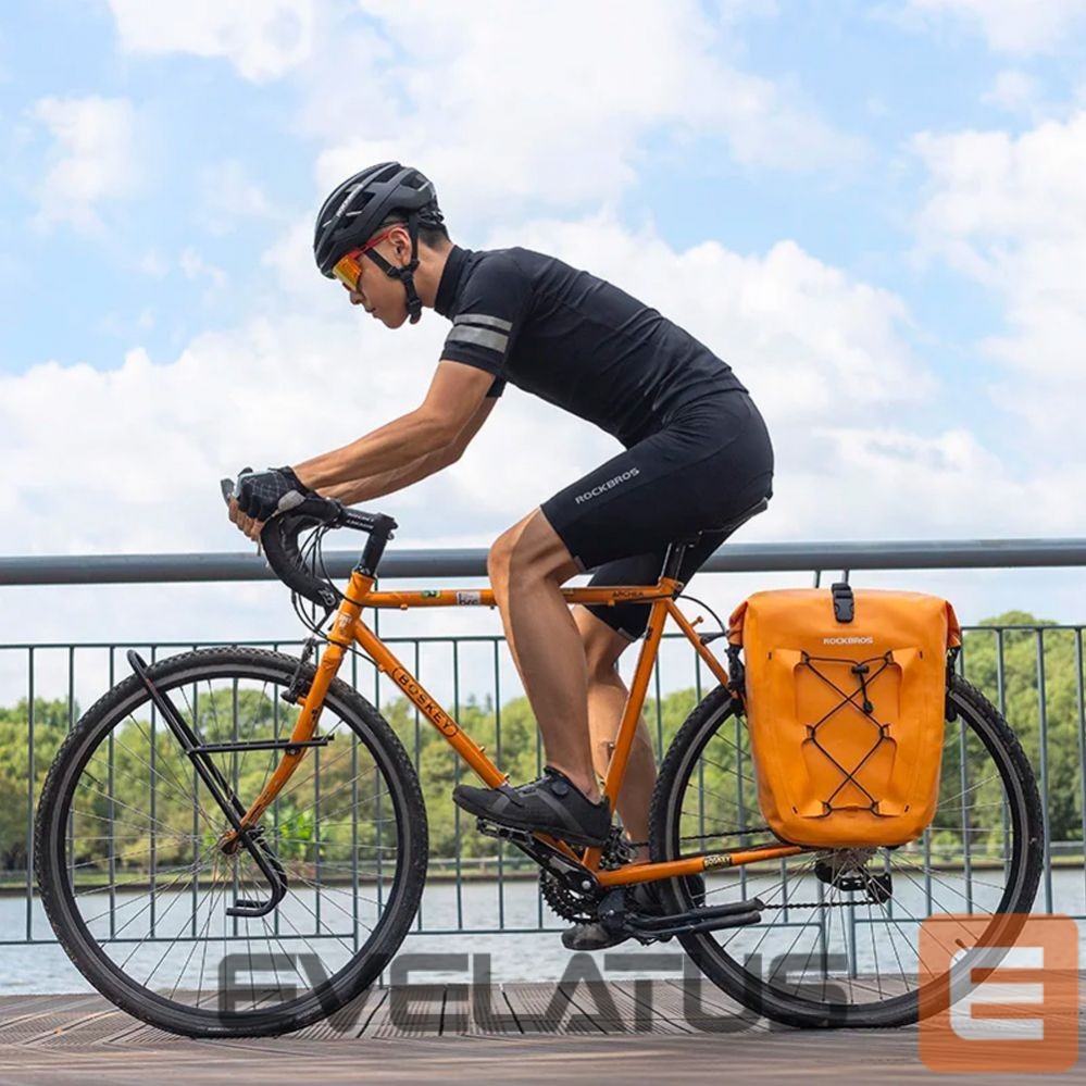 Bicycle accessory Rockbros Rockbros 30140022003 waterproof bicycle bag for trunk - orange