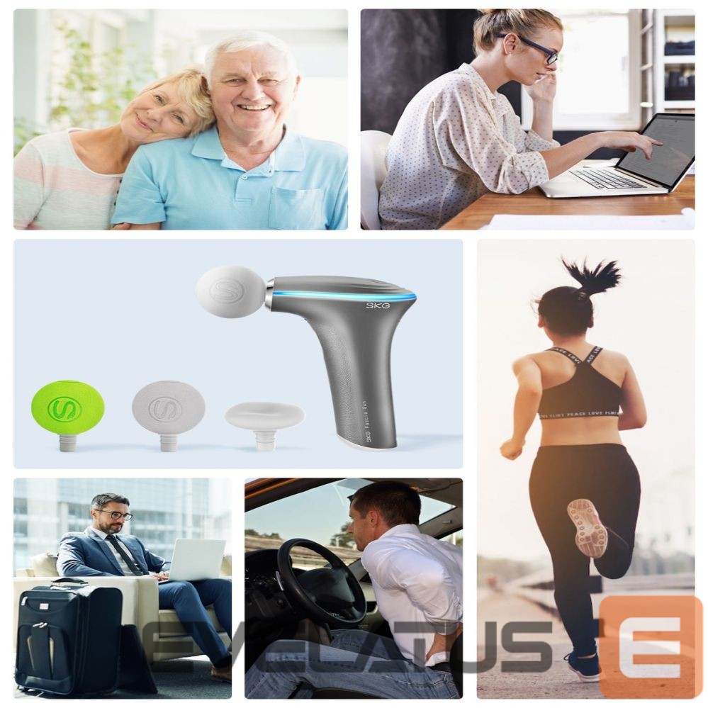 Massaažiseadmed SKG SKG F5-EN massage gun for the whole body - gray