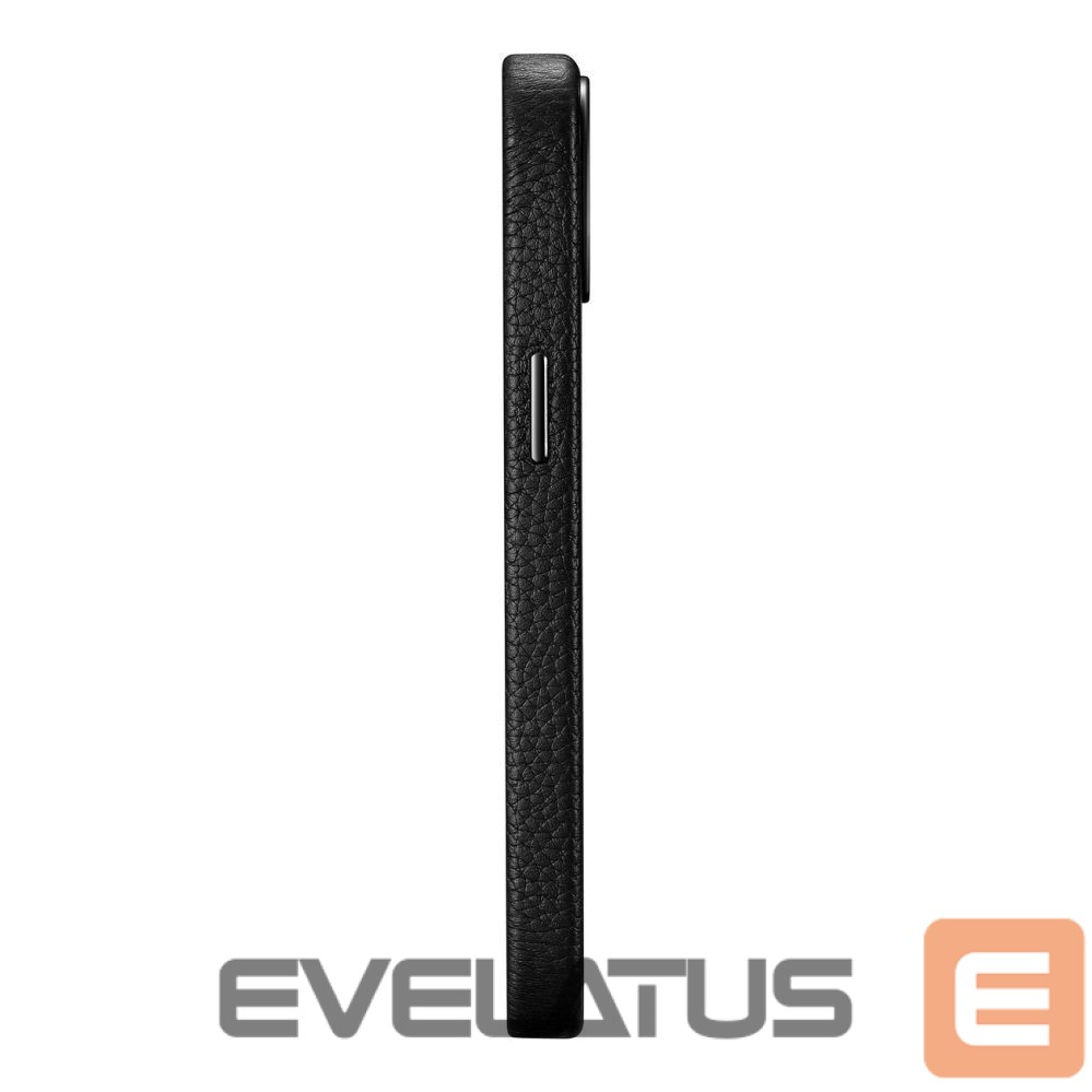 Tagakaaned iCarer iCarer Litchi Premium Leather Case iPhone 14 Magnetic Leather Case with MagSafe Black (WMI14220709-BK)