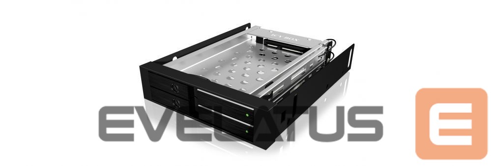 Monitori tarvik Raidsonic Icy Box IB-2227StS Storage Drive Cage for 2.5" HDD, Black