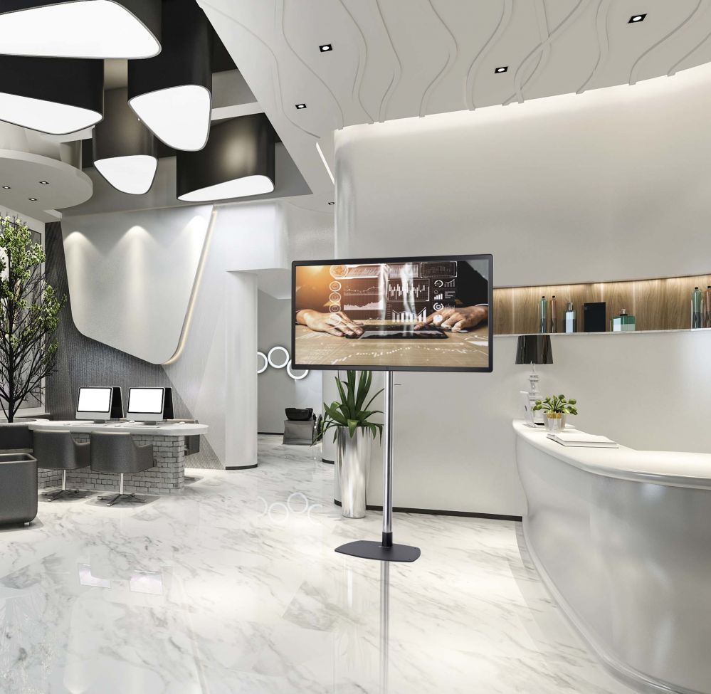 TV bracket EDBAK STDV100 Flat Screen Stand for 40-75” Screen, black