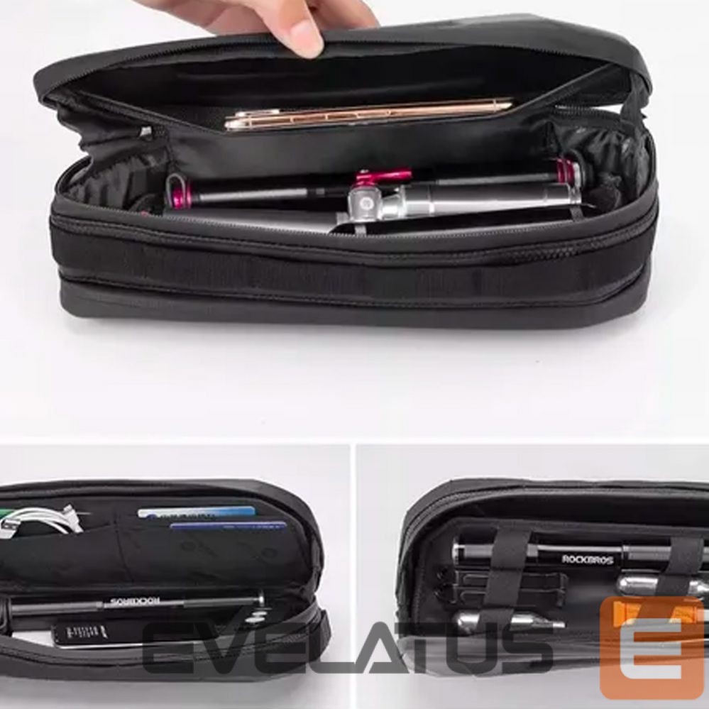 Bicycle accessory Rockbros Rockbros B67 waterproof frame bike bag - black