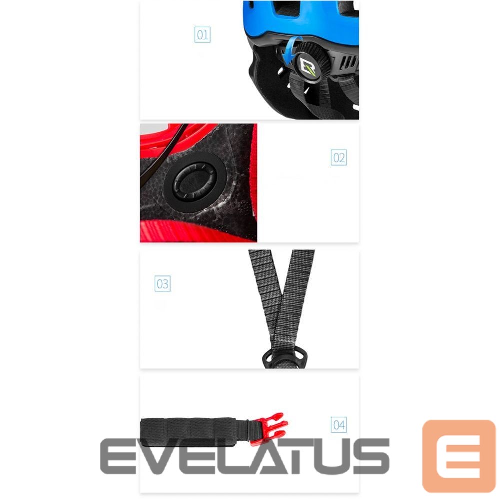 Bicycle accessory Rockbros Rockbros TT-32SOBL-S children's bicycle helmet with removable chinbar, size S - black and orange