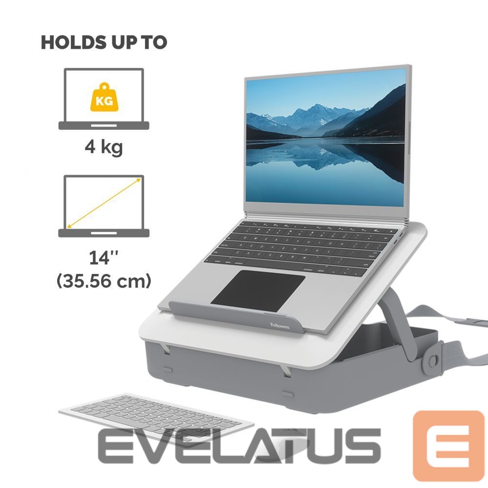 Kõrvaklapid mikrofoniga Fellowes Laptop Carry Case Breyta, white