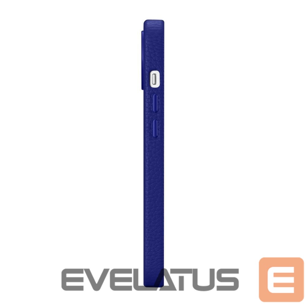 Tagakaaned iCarer iCarer Litchi Premium Leather Case iPhone 14 Plus Magnetic Leather Case with MagSafe Dark Blue (WMI14220711-DB)