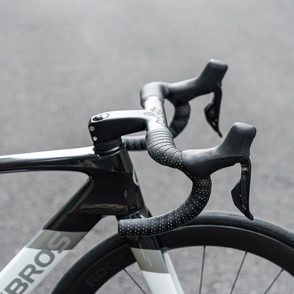 Bicycle accessory Rockbros Rockbros PU Handlebar Tape "Velour" Pattern - Brown