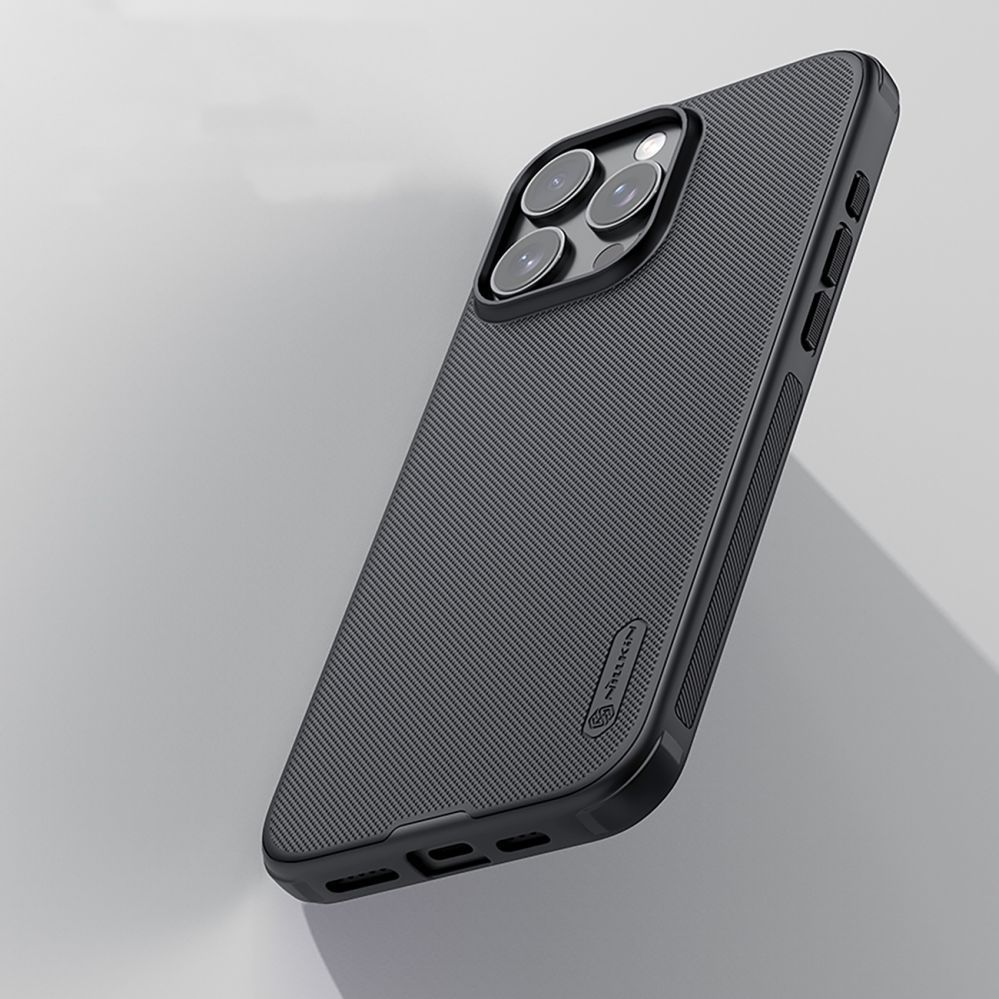 Back panel cover Nillkin Nillkin Super Frosted Shield Pro Magnetic Case for iPhone 16 Pro Max - black