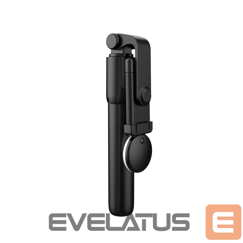 Kaameratarvik Hurtel Selfie stick WR1YXS telescopic tripod 0.71m with round lamp - black