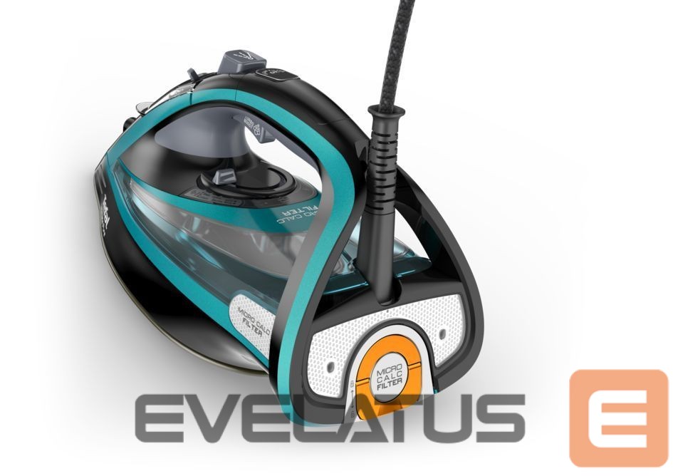 Triikrauad TEFAL | Ultimate Pure FV9844E0 | Steam Iron | 3200 W | Water tank capacity 350 ml | Continuous steam 60 g/min | Steam boost performance 250 g/min | Blue/Black