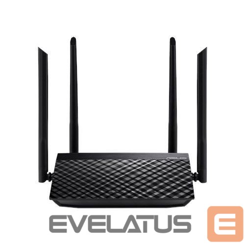 Ruuterid Asus RT-AC1200 v.2 Router 802.11ac, 300+867 Mbit/s, 10/100 Mbit/s, Ethernet LAN (RJ-45) ports 4, Antenna type 4xExternal