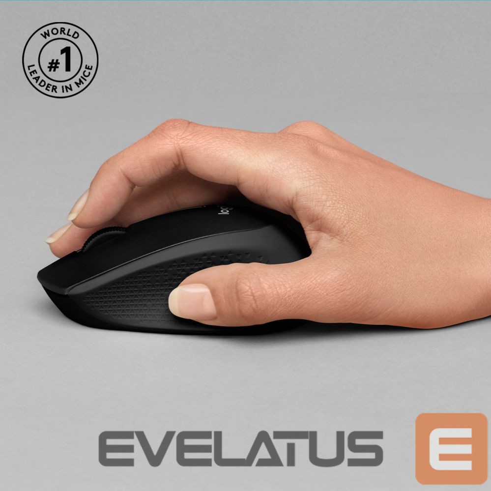 Datora pele Logitech | Mouse | M330 Silent Plus | Wireless | Black