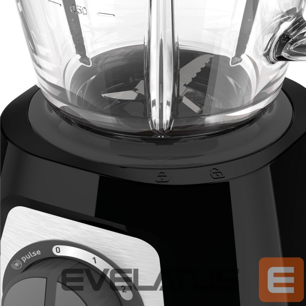 Mikseri un blenderi TEFAL Blender BL438831 BlendForce Tabletop, 800 W, Jar material Glass, Jar capacity 1.25 L, Ice crushing, Black